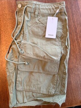Hudson Jeans Men’s Olive Utility Shorts New with Tag 33W